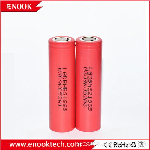 Better price LG 18650he2 2500mAh 35amp IMR rechargeable li-ion battery 18650 lithium battery for e-cig mod with VTC4 VTC5